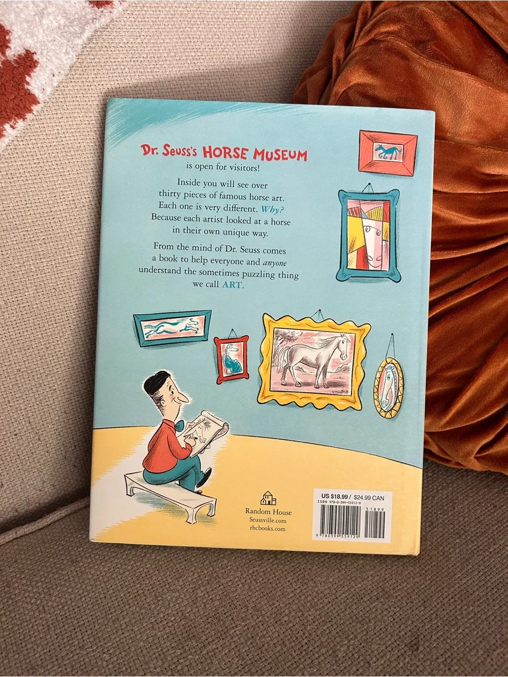 Dr. Seuss's Horse Museum Large Hardcover Picture Book Illustrated Classic 2019